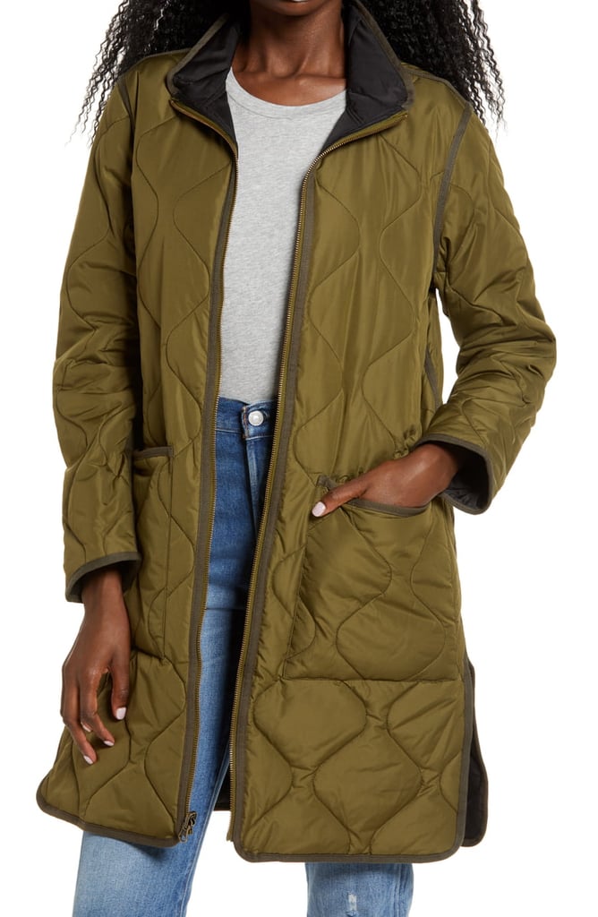 Thread & Supply Reversible Quilted Longline Jacket Best Nordstrom