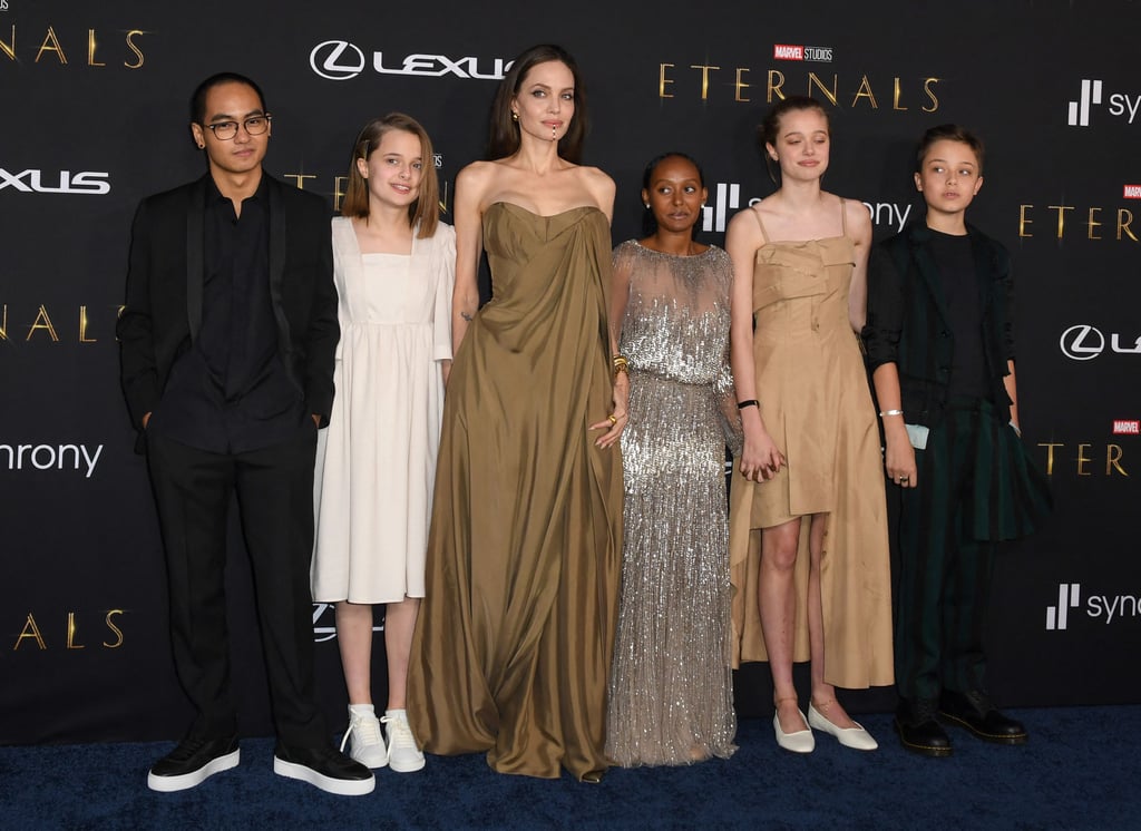 Angelina Jolie's Daughter Wears Her Mom's 2014 Oscars Dress