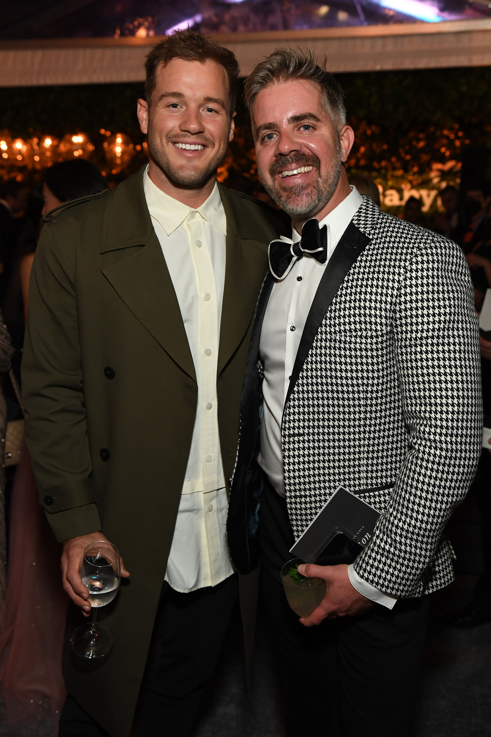 Colton Underwood and Jordan C. Brown at event