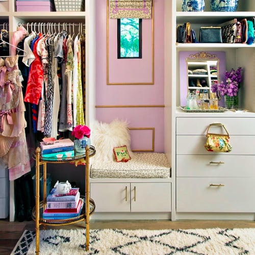 Glamorous Closet Makeover