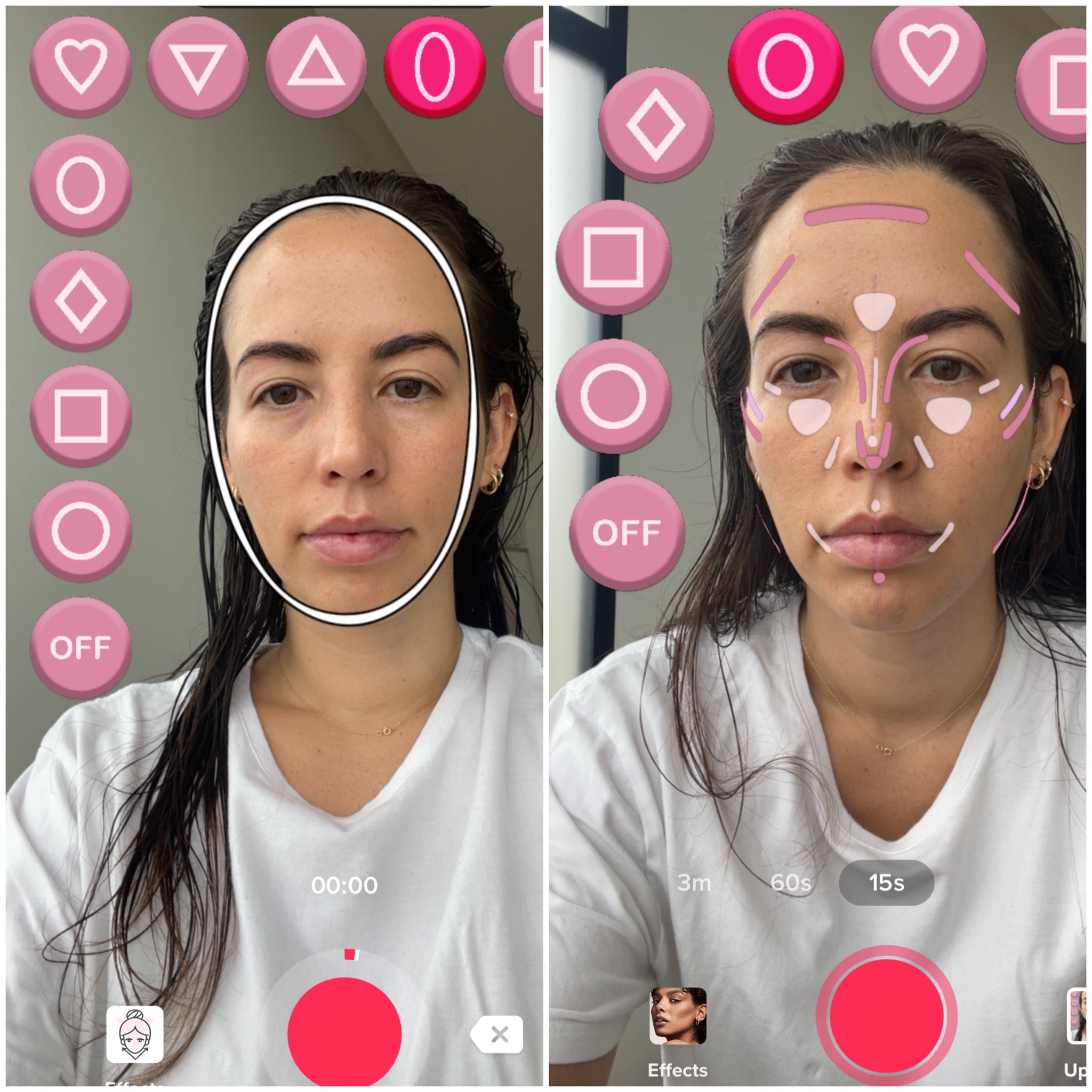 tiktok filter for perfect contour and highlight 