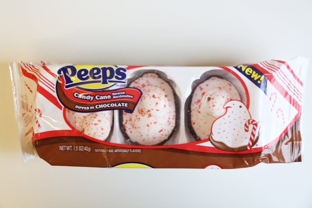 Peeps Candy Cane Flavored Marshmallows Dipped in Chocolate