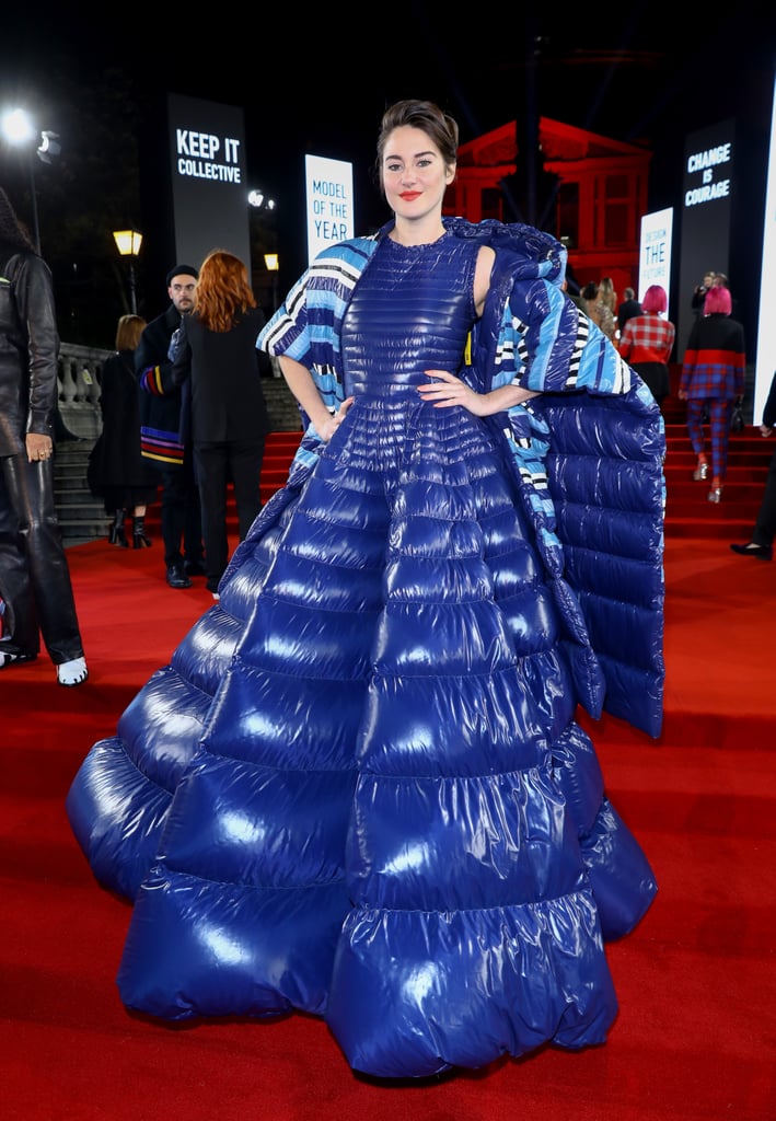 Shailene Woodley in Moncler at British Fashion Awards 2019