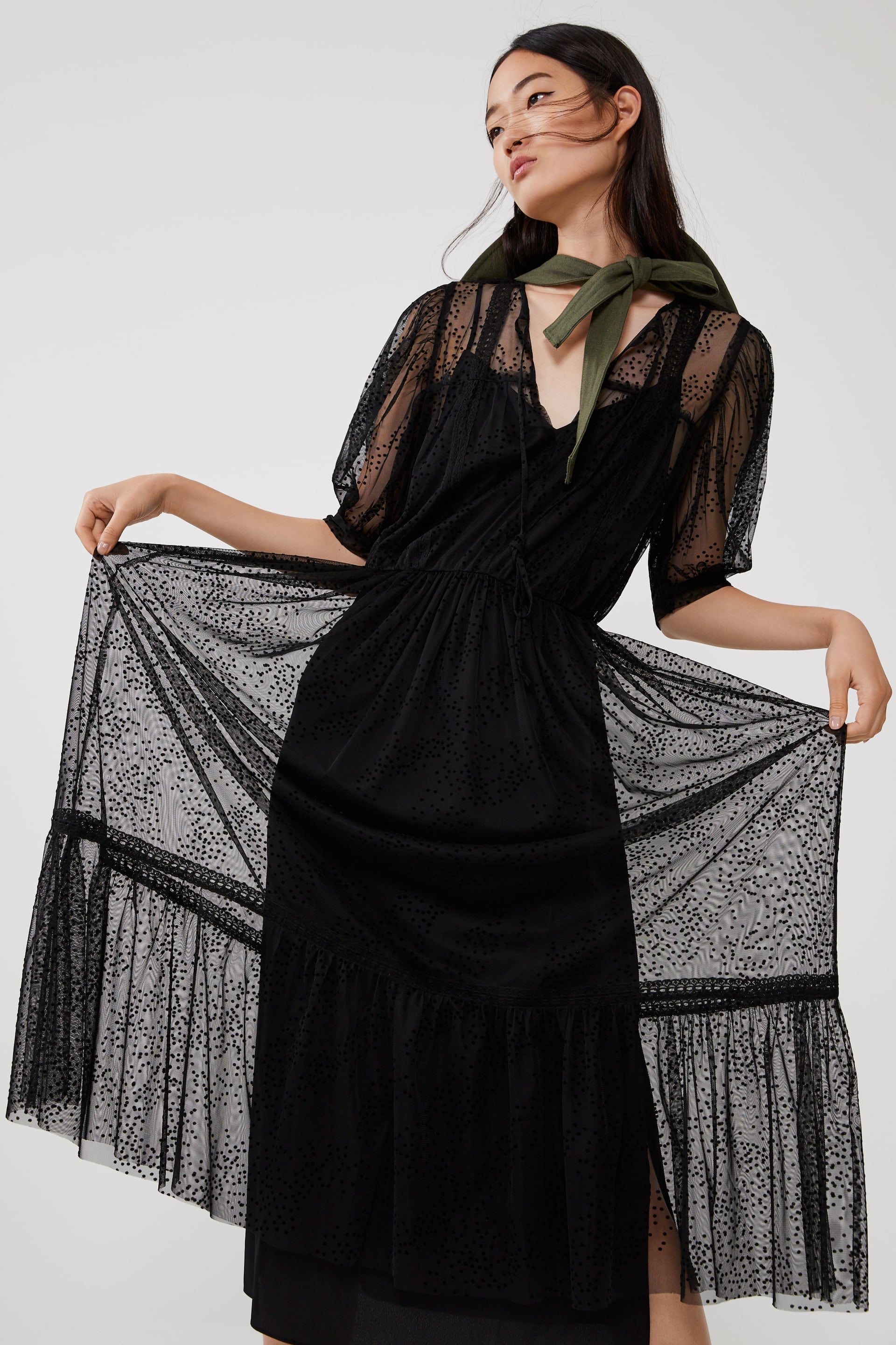 Zara Swiss Dot Dress | Zendaya's Polka 