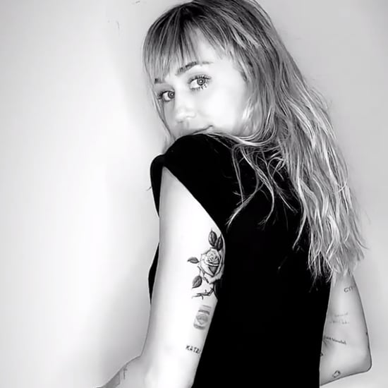 Miley Cyrus Debuts New Rose Tattoo