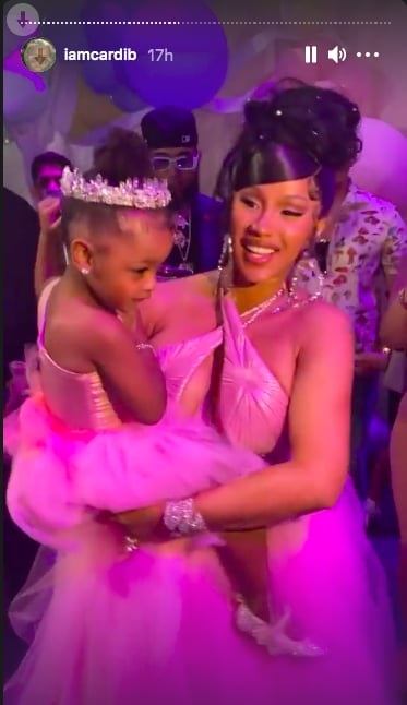 Cardi B Throws Kulture a Princess 3rd Birthday Party