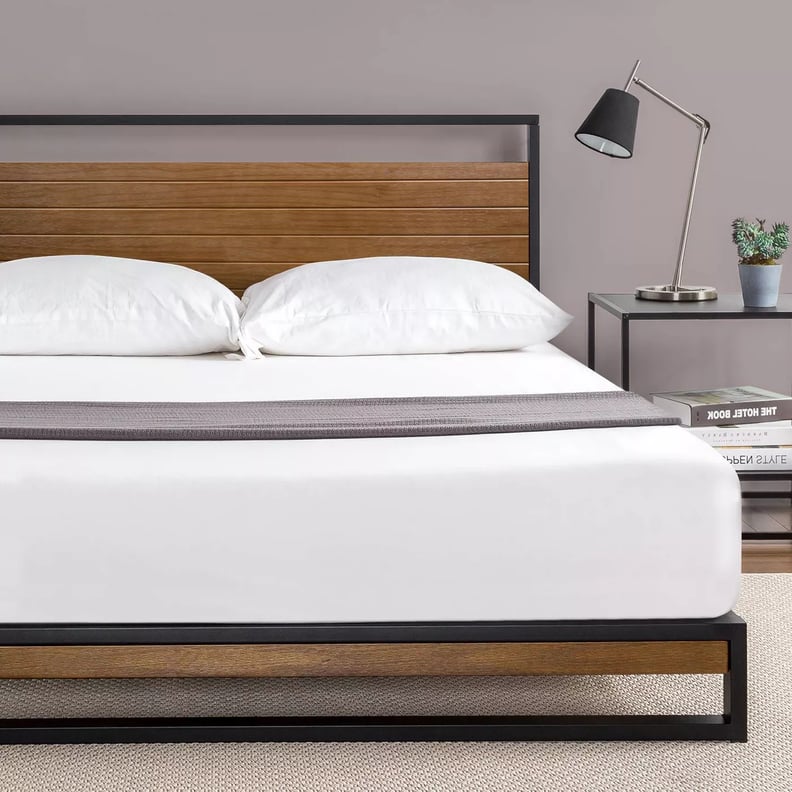 Best Wood Bed Frame: Zinus Suzanne Platform Bed With Headboard