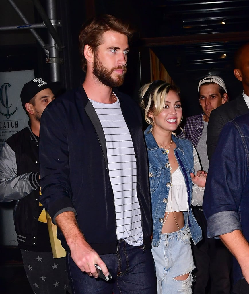 Miley Cyrus and Liam Hemsworth Out in NYC September 2016