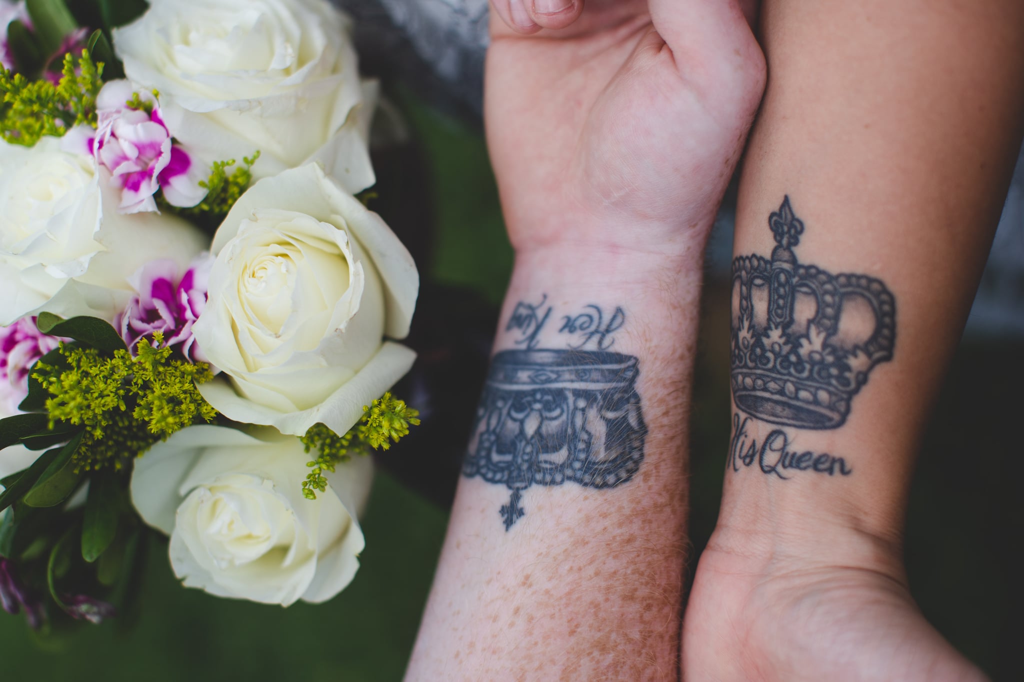 Makeup, Beauty, Hair & Skin | These Brides Had Something Old, Something  New, Something Borrowed, and a Gorgeous Tattoo | POPSUGAR Beauty Photo 19