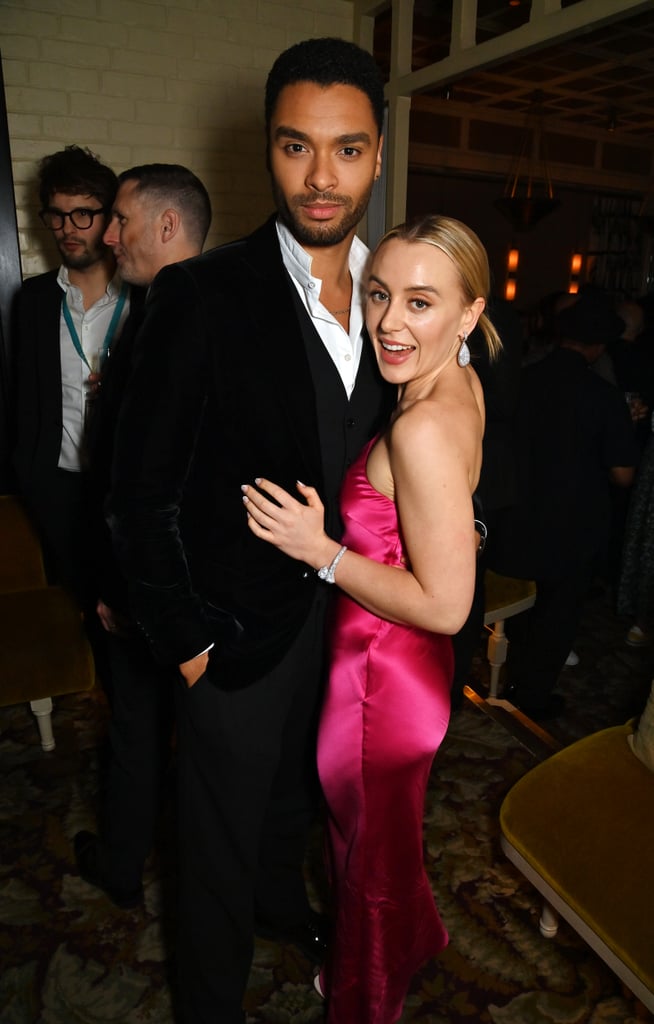 Rege-Jean Page and Emily Brown at the Netflix 2023 BAFTA Afterparty