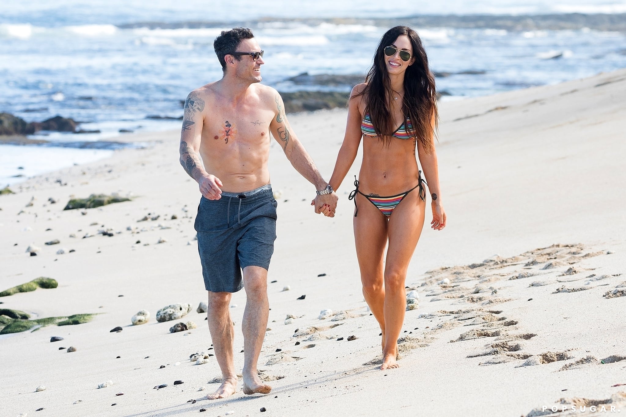 Fashion Shopping Style Megan Fox S Sexy Striped Bikini Will Bring Back Every Memory You Had Of Her In The Past Popsugar Fashion Photo 2