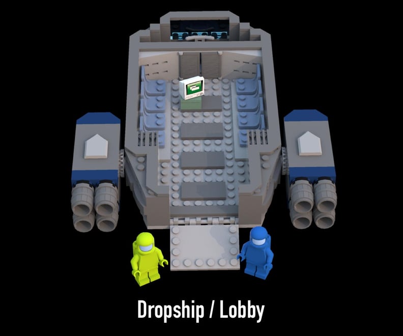 Among Us Lego Set Idea: The Dropship/Lobby