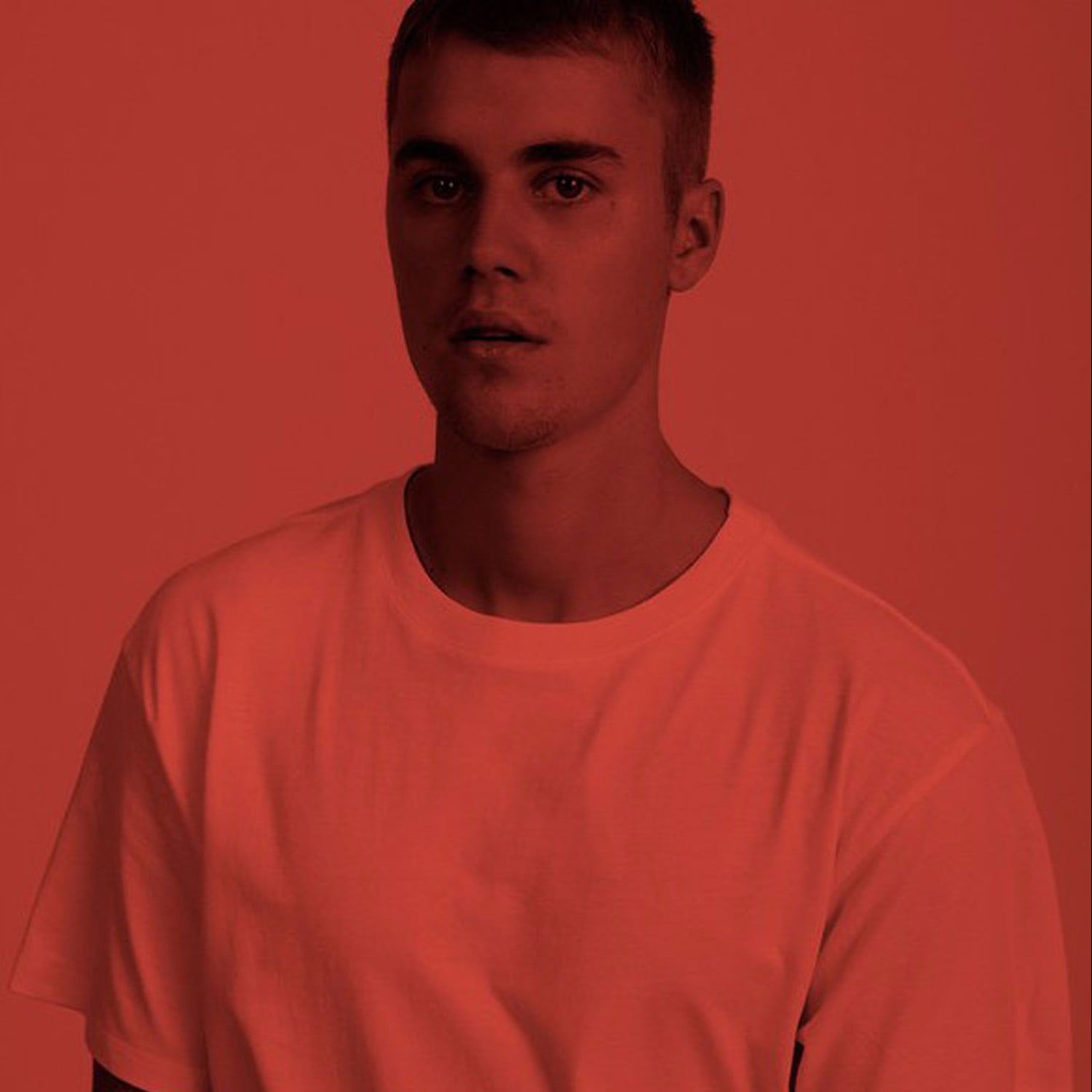Aggressiv længes efter papir Justin Bieber White T-Shirt | POPSUGAR Fashion