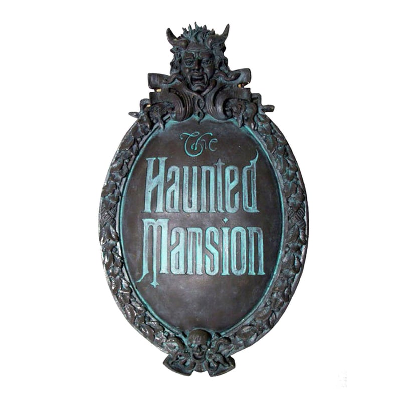 The Haunted Mansion Mini Gate Plaque