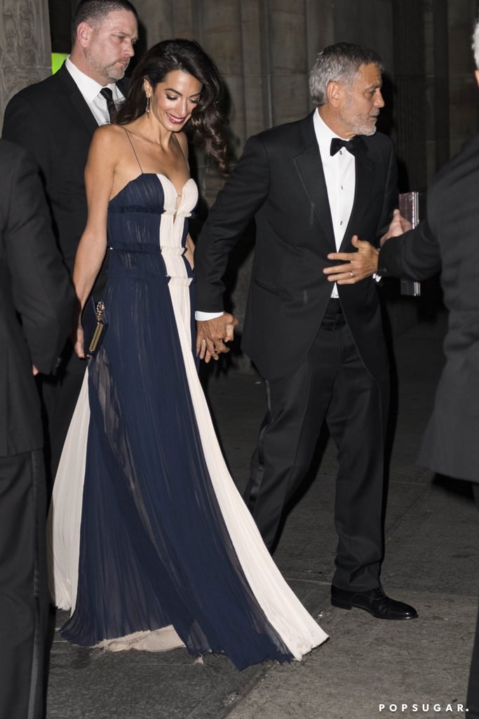 George and Amal Clooney at the 2018 UNCA Awards