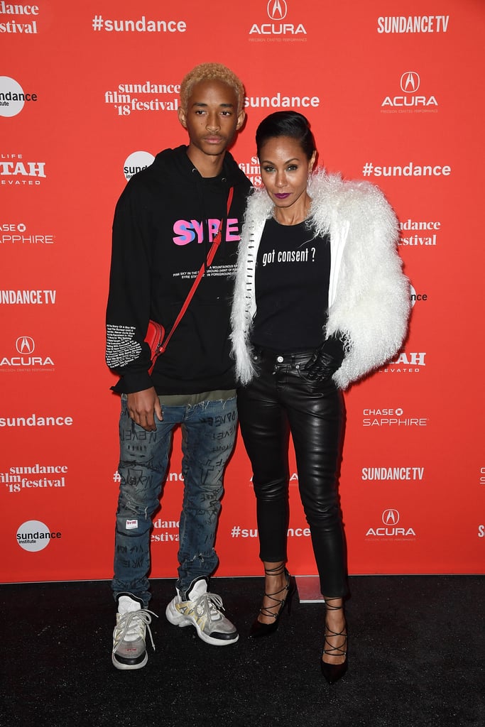 Jada Pinkett and Jaden Smith at 2018 Sundance Film Festival