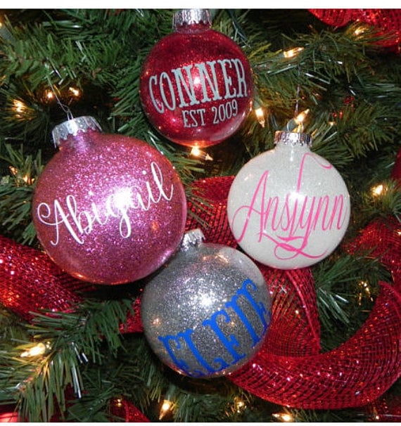 Glitter Name Ball