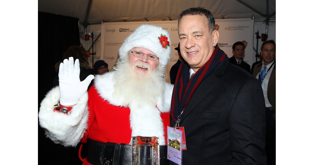 Tom Hanks Pictures of Celebrities With Santa POPSUGAR Celebrity