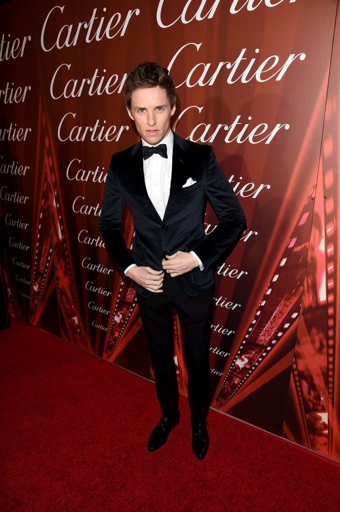Eddie Redmayne and Hannah Bagshawe at Palm Springs Film Fest