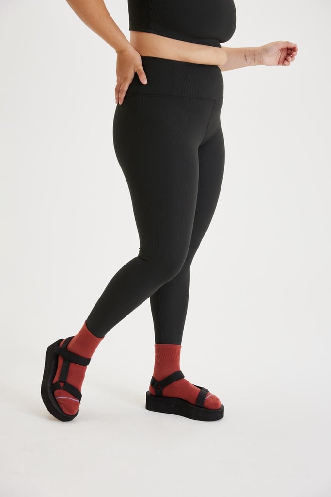 Classic Leggings: Girlfriend Collective Compressive Rib High-Rise Leggings