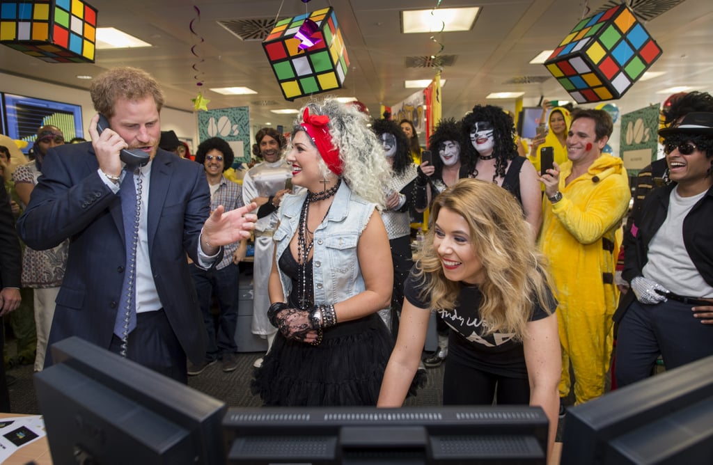Prince Harry at ICAP Charity Trading Day December 2016
