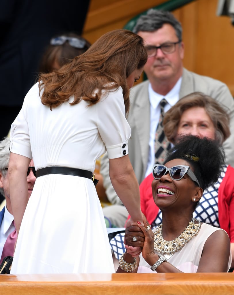 Kate Middleton White Dress at Wimbledon 2019