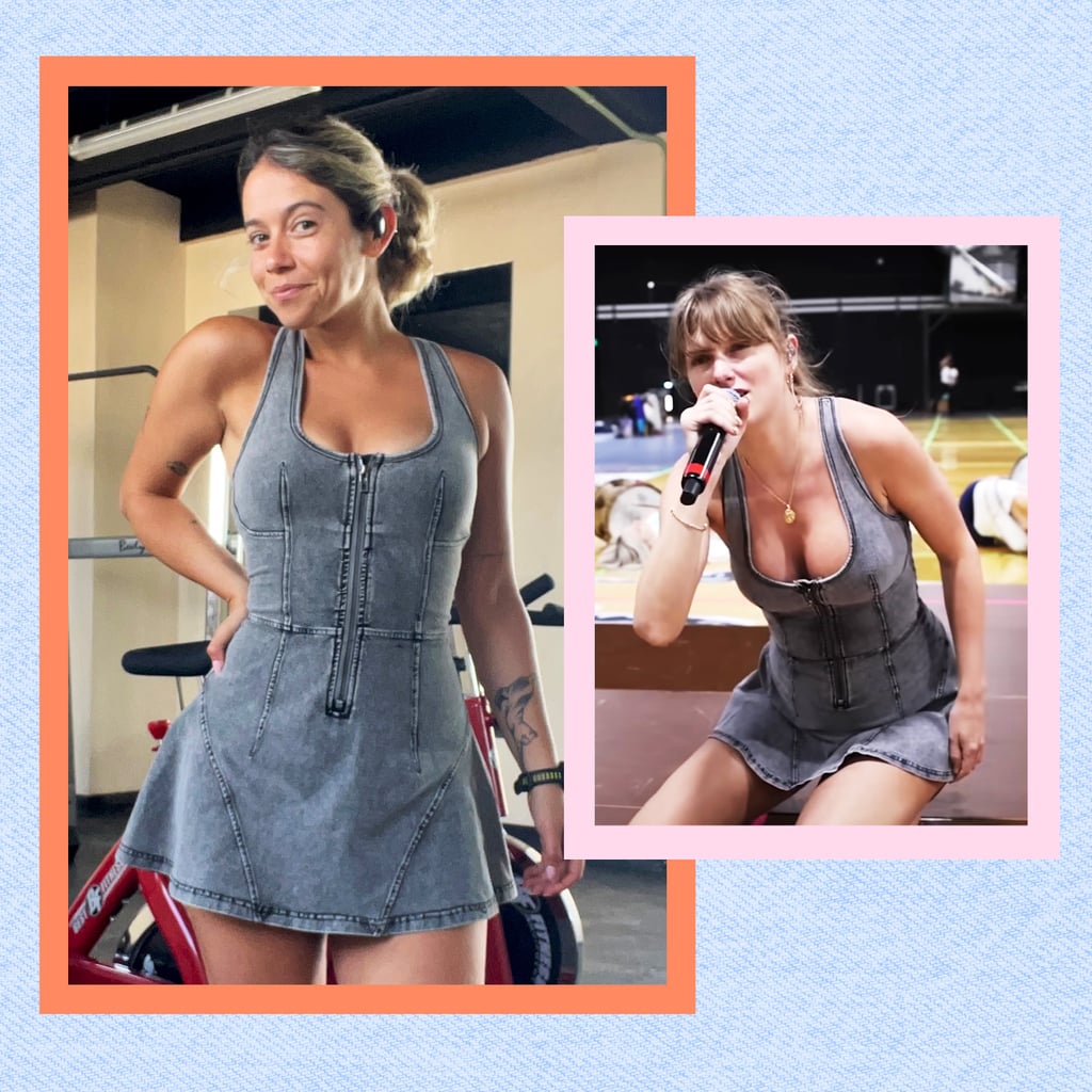 Taylor Swift Rehearses in a Denim Exercise Dress — Here's How It Holds Up in the Gym