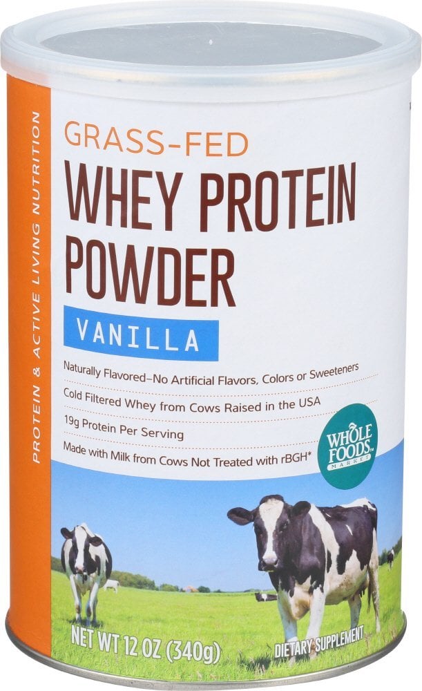 GrassFed Whey Protein Powder Best Healthy Whole Foods Foods on