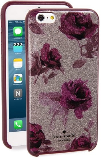 Kate Spade Encore Rose iPhone 6 Plus Case ($40) | 30+ Glitter iPhone Cases  to Dazzle Everyone Around You | POPSUGAR Tech Photo 33