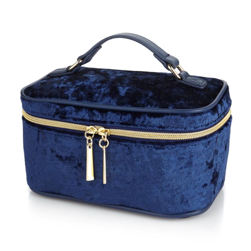 Luke Henderson Mini Train Case — Midnight Navy ($40, originally $45)