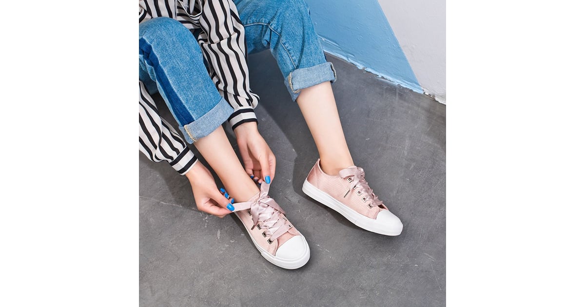 ZGR Satin Sneakers Cute Sneakers on Amazon POPSUGAR Fashion Photo 5