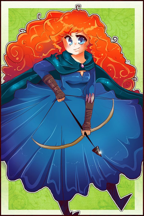 Anime Merida Disney Princess Art Popsugar Love And Sex Photo 159