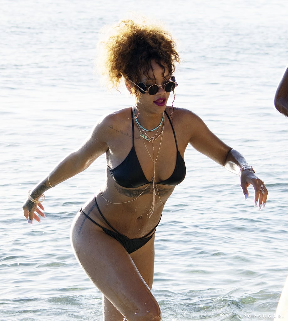 Rihanna on Vacation in Barbados August 2015