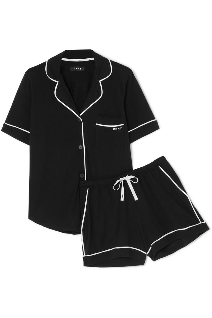 DKNY Signature Cotton-Blend Jersey Pajama Set