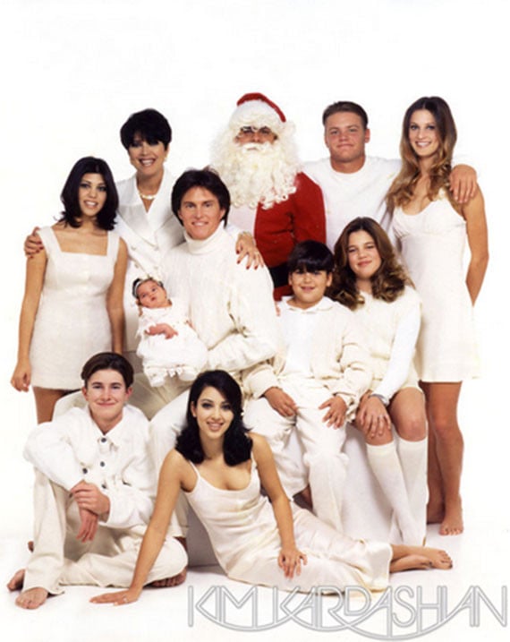 Kardashian Family Christmas Cards Pictures POPSUGAR Celebrity