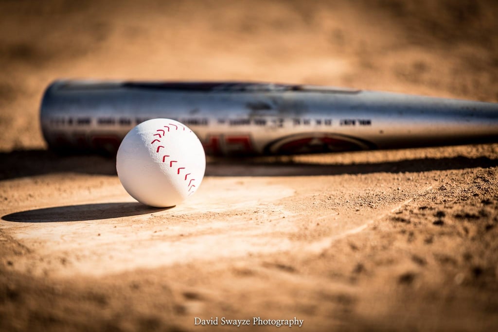 Baseball Gender-Reveal Baby Announcement