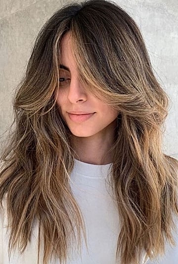 Cute Short Hairstyles With Curtain Bangs - Layered Hair With Curtain Bangs 2