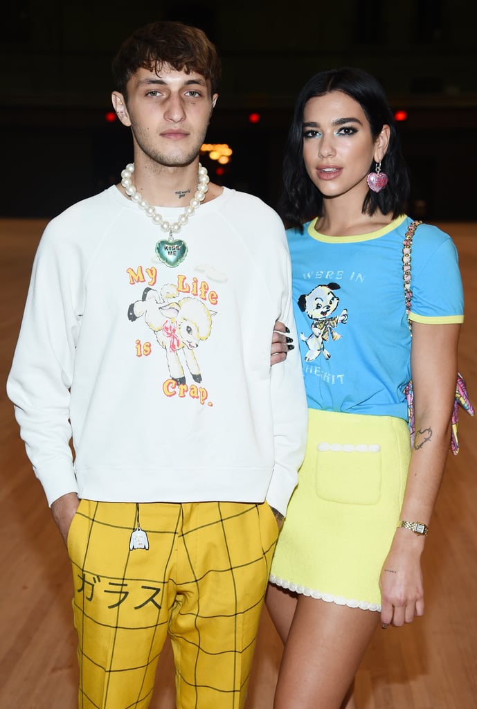 Photos of Dua Lipa and Anwar Hadid at New York Fashion Week