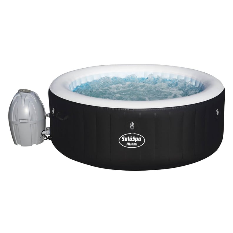 A Hot Tub For Four: Bestway SaluSpa Miami 4-Person Portable Inflatable Round AirJet Hot Tub Spa