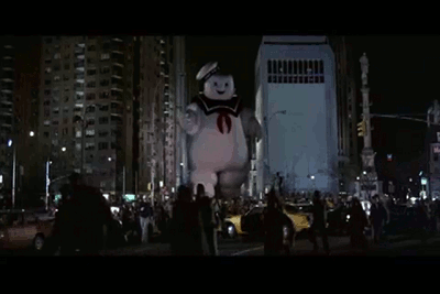 Reality: You Look Like the Stay Puft Marshmallow Man From Ghostbusters