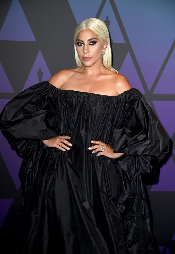 Lady Gaga Valentino Dress at Govenors Awards November 2018