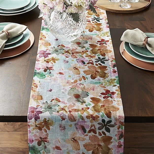Posey Linen Table Runner (50) Spring Dishes and Servingware