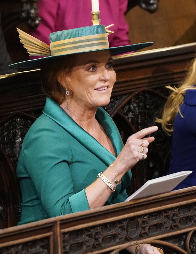 Sarah Ferguson Hat at Princess Eugenie's Wedding Reactions