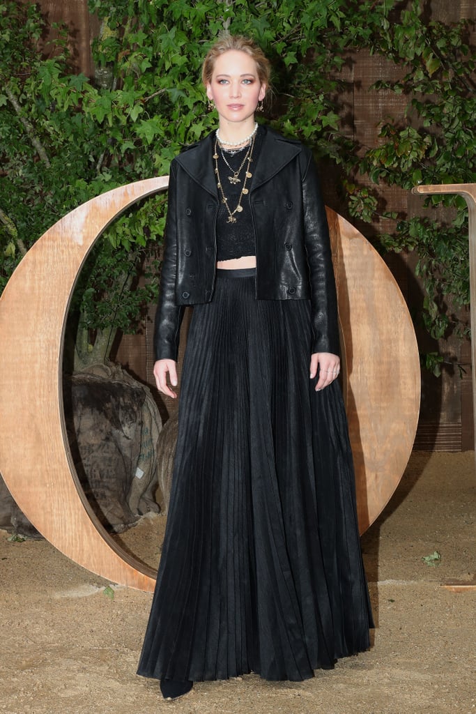 Jennifer Lawrence at the Dior Paris Fashion Week Show