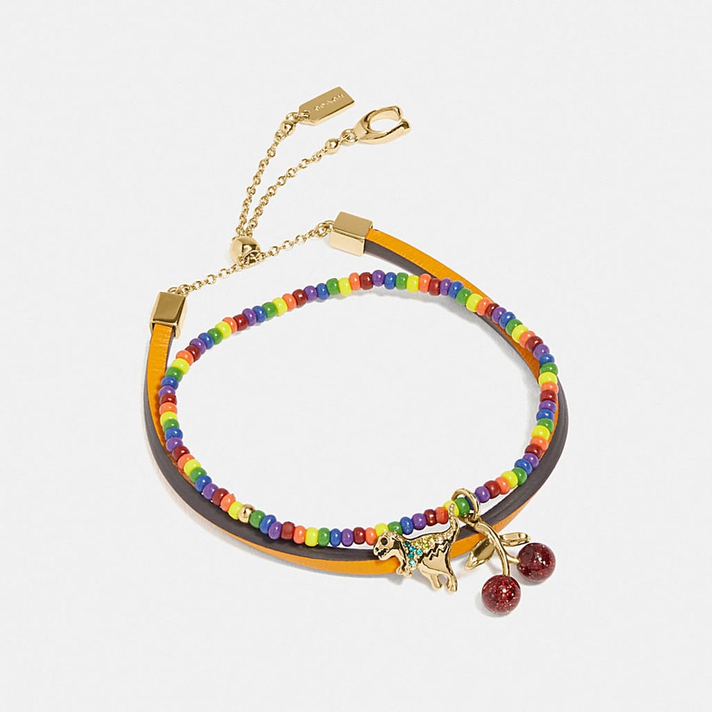 Coach Rainbow Charm Friendship Bracelet Set