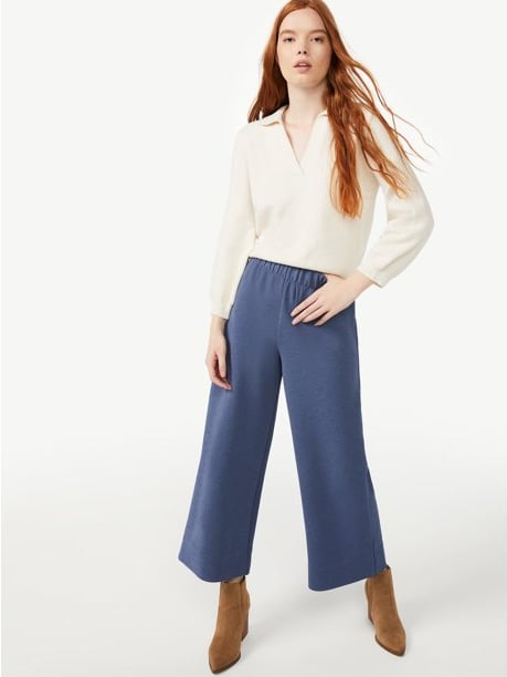 Free Assembly Women's Pull On Crepe Pants