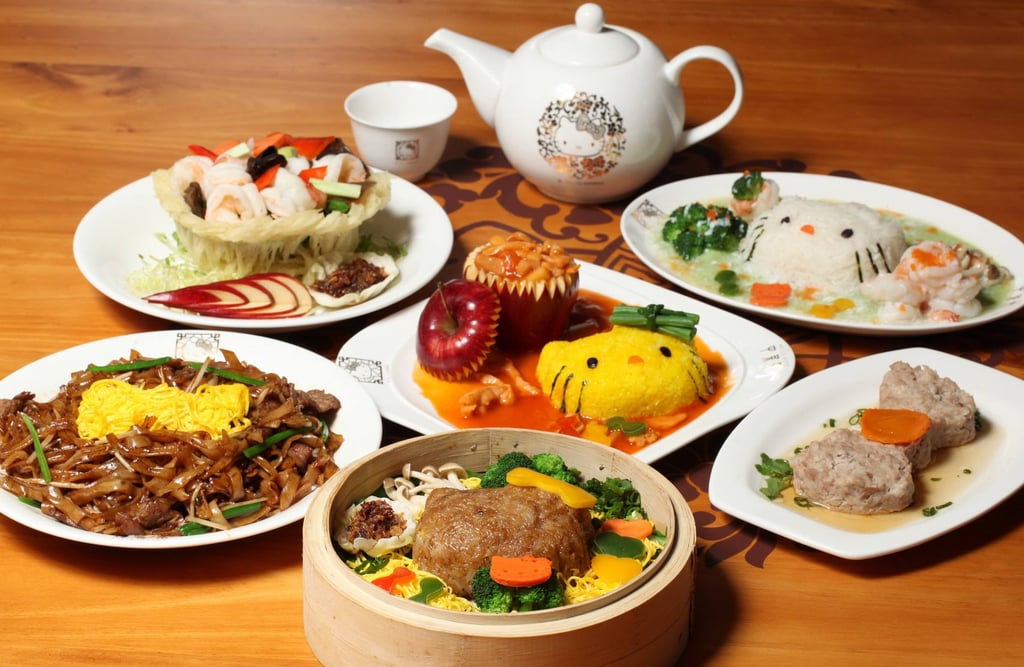 Stir-fry, shrimp dumplings, and more food from the menu.