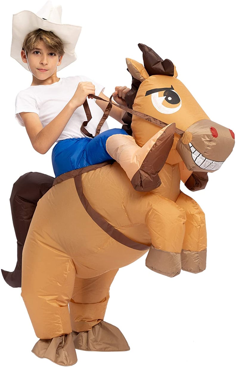 Spooktacular Creations Inflatable Cowboy Riding a Horse Halloween Costume