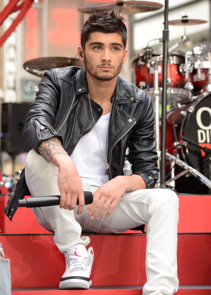 When he just sat down on stage.