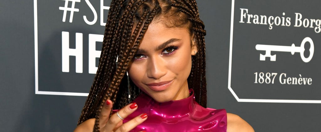 Zendaya's Extralong Braids at the Critics' Choice Awards